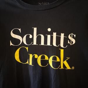 Schitt's Creek Black Graphic T-Shirt Medium